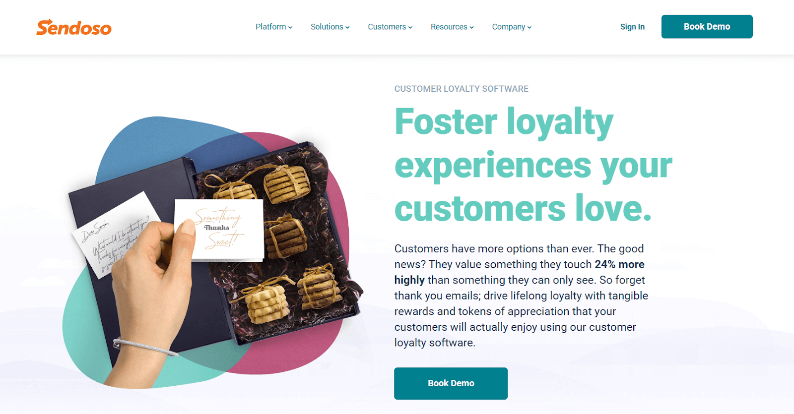 Sendoso best customer loyalty software.