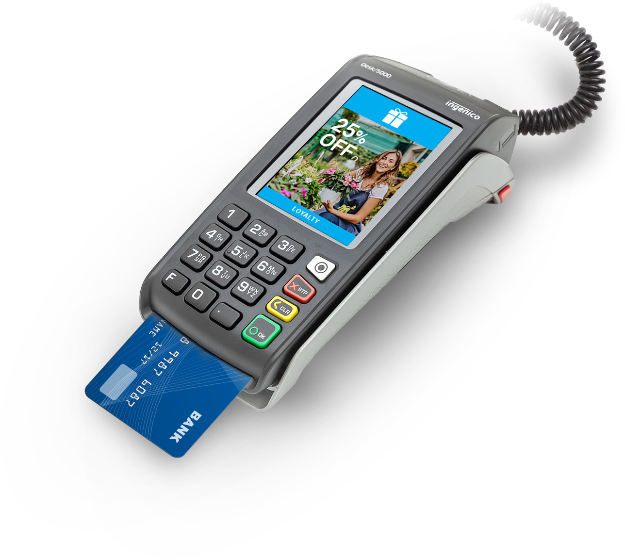 Ingenico Desk/5000 Countertop Debit Machine Paystone