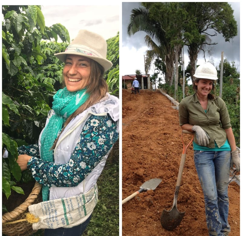 Manu in Costa Rica pitching in