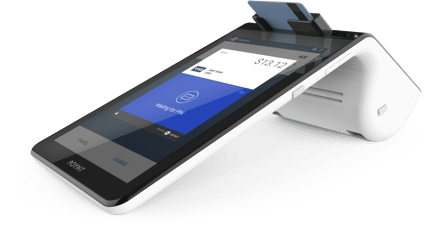 Merchant Facing view product shot of the Poynt C Smart Terminal