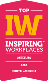 Top Inspiring Workplaces Medium North America 2023