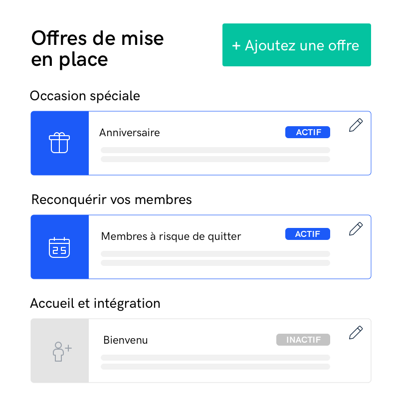 Programmez l’envoi automatique d’offres