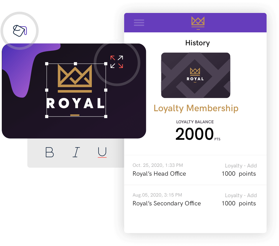 Customizable loyalty rewards program Customizable loyalty rewards program