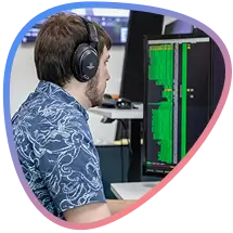 Paystone employee coding new technology