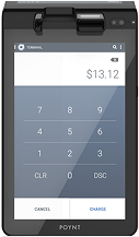 Newland N910 Smart terminal front right facing apps 2
