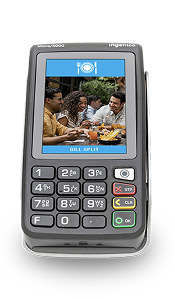 Newland N910 Smart terminal front right facing apps 3