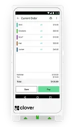 Product image of the Clover Mini 2-in-1 terminal POS debit machine
